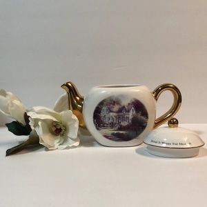 Thomas Kinkade teapot